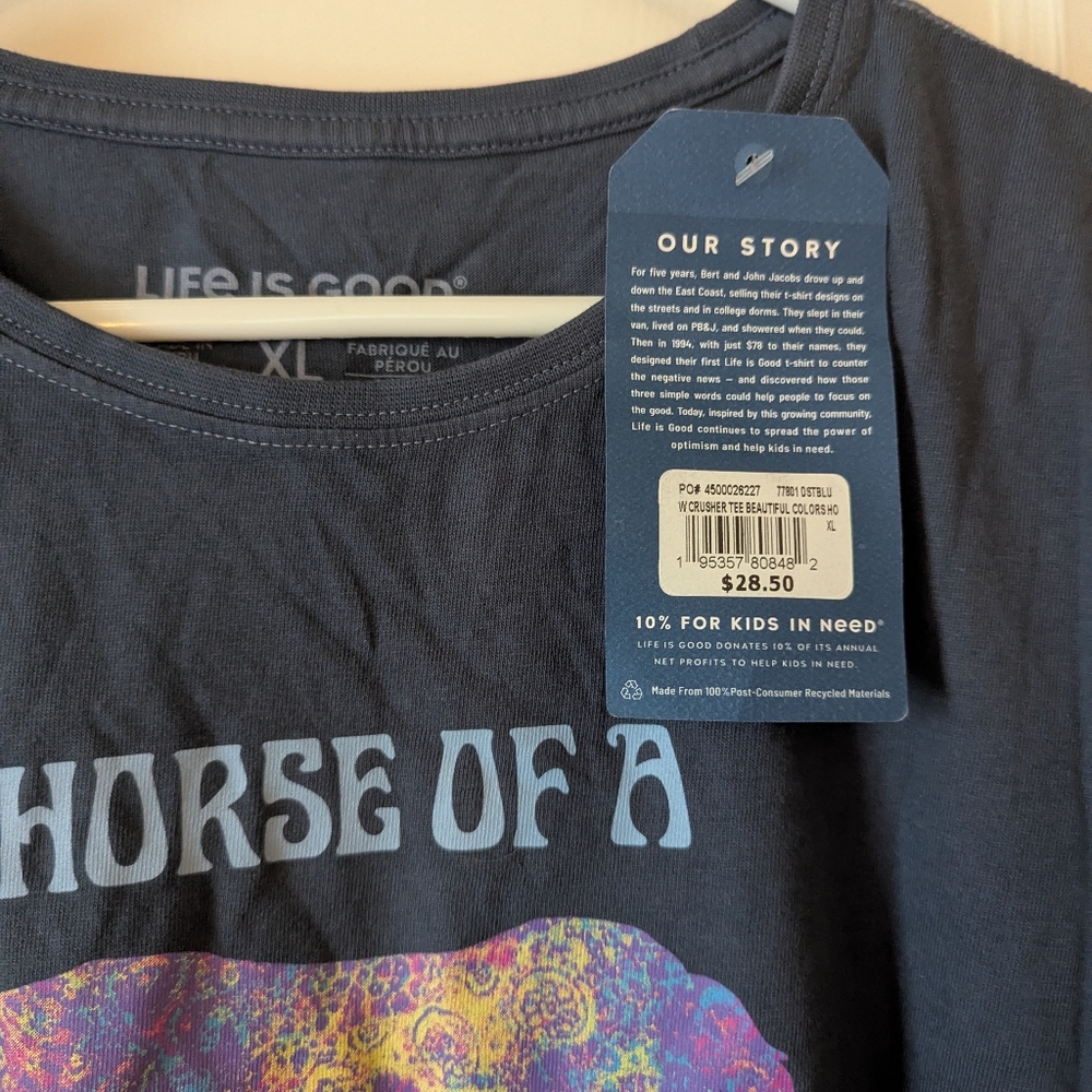 Navy Graphic T-shirt - Picture 2 of 4